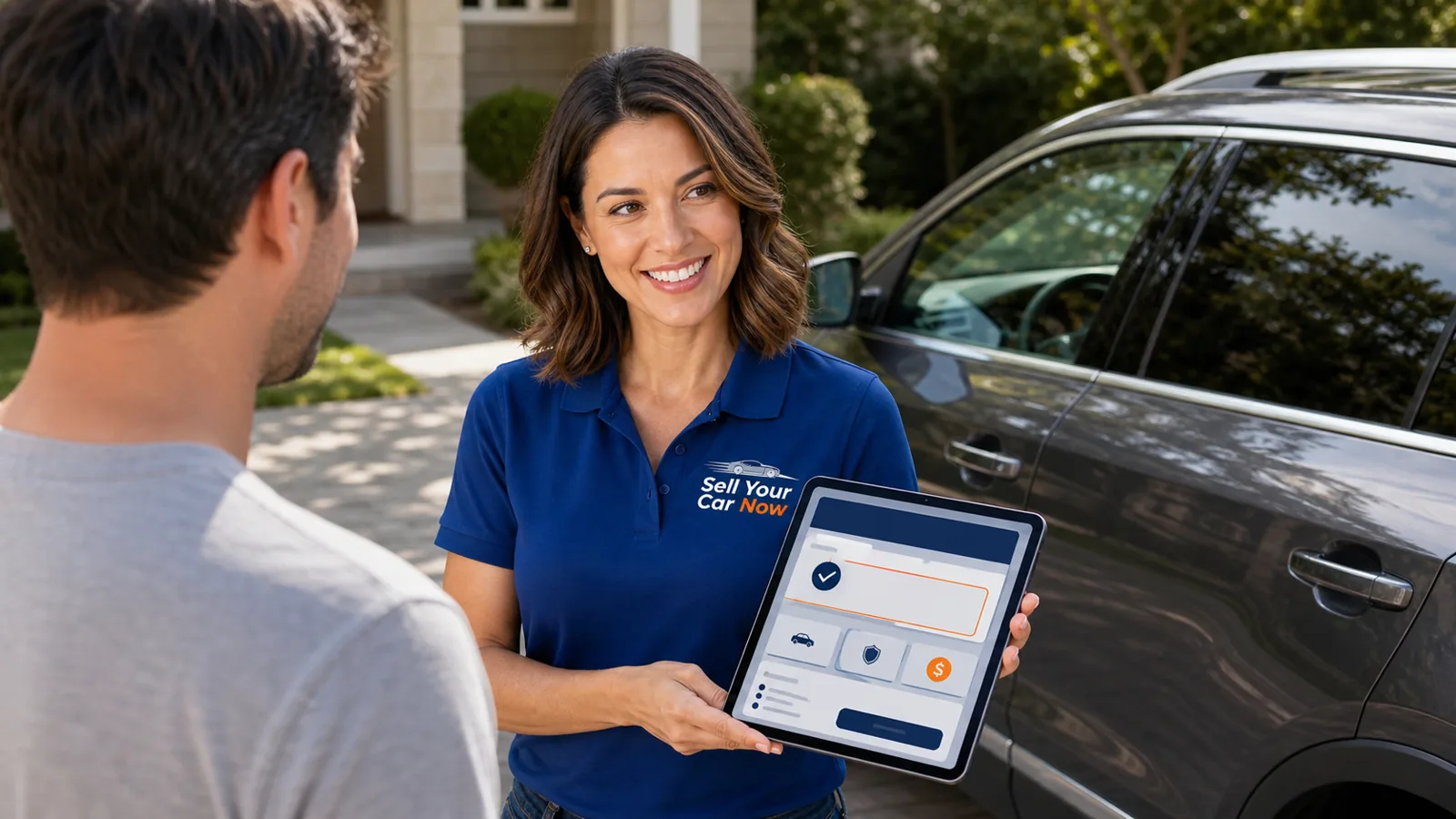 Sell Your Car Now appraising a Lamborghini